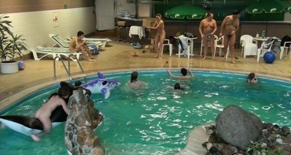 Indoor Dolphin Ride Full HD video - A resort for nature lovers