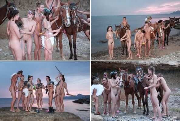 Mystical Horsey Riders Series photos - Naturism helps break free from body stereotypes