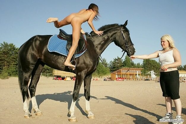 Ride on horseback - Nudity helps one better understand oneself and the surrounding world