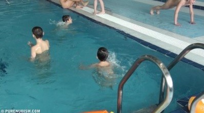Poolside activities 1 Full HD - Pure naturism teaches us to accept ourselves and others without judgment or criticism