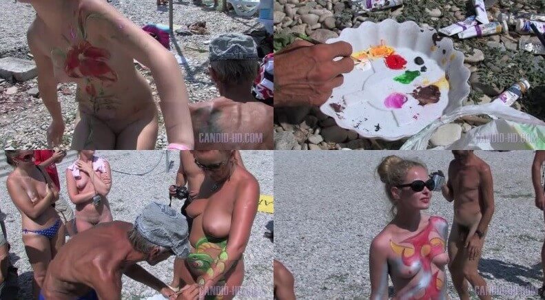 Body Art Festival 2008 Part 1 - Nature is the best home for those who practice naturism and nudism