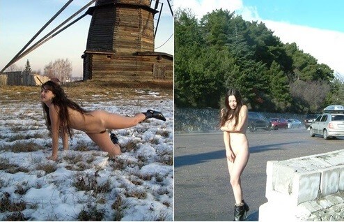 Beautiful Suntan Stretches-Winter Sport pics - This is how naturism culture manifests itself