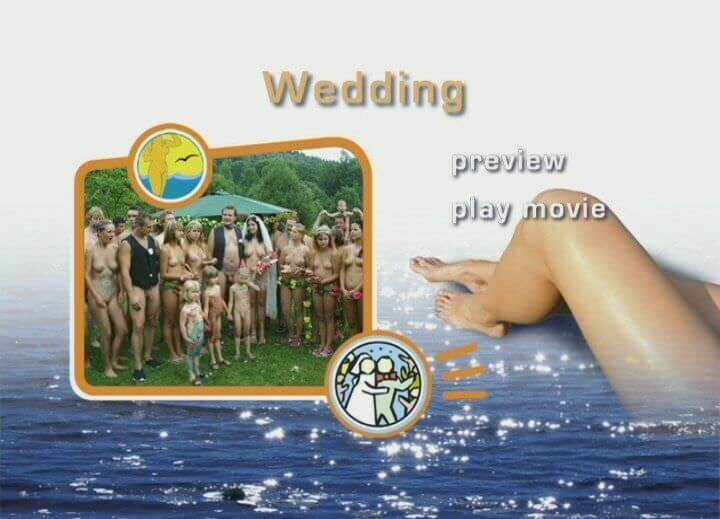 A wedding in a nudist collective - Living freely and naturally is the dream of naturists
