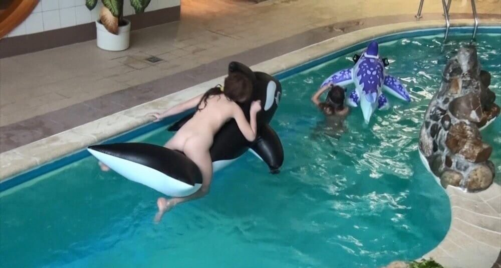Naturism in the pool Full HD - Nudism helps overcome prejudices and fears