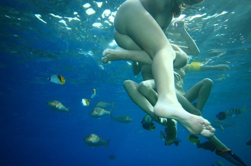 Egyptian Snorkelers Part - A love for the sun and fresh air are important values for naturists