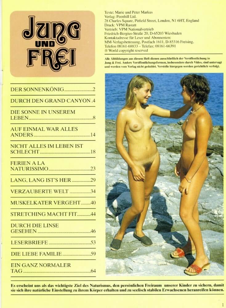 Jung und Frei Nr 76 - Naturist practices help us understand that the body is part of nature and its beauty