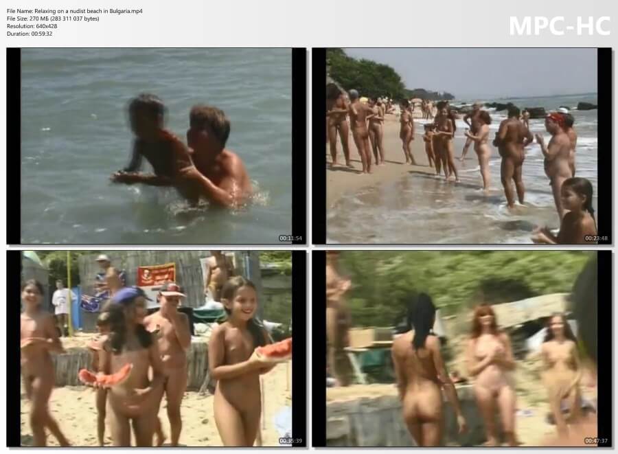 Relaxing on a nudist beach in Bulgaria - Nudity is a natural part of life for some people on the planet