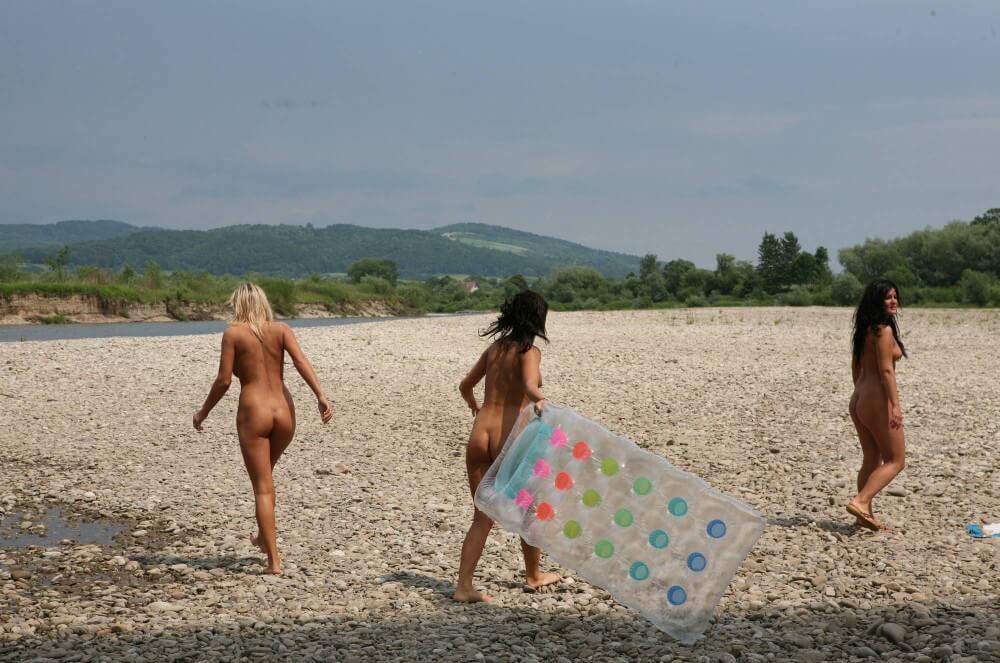 Naturist Park Floating On River photos - The impact of naturism on health