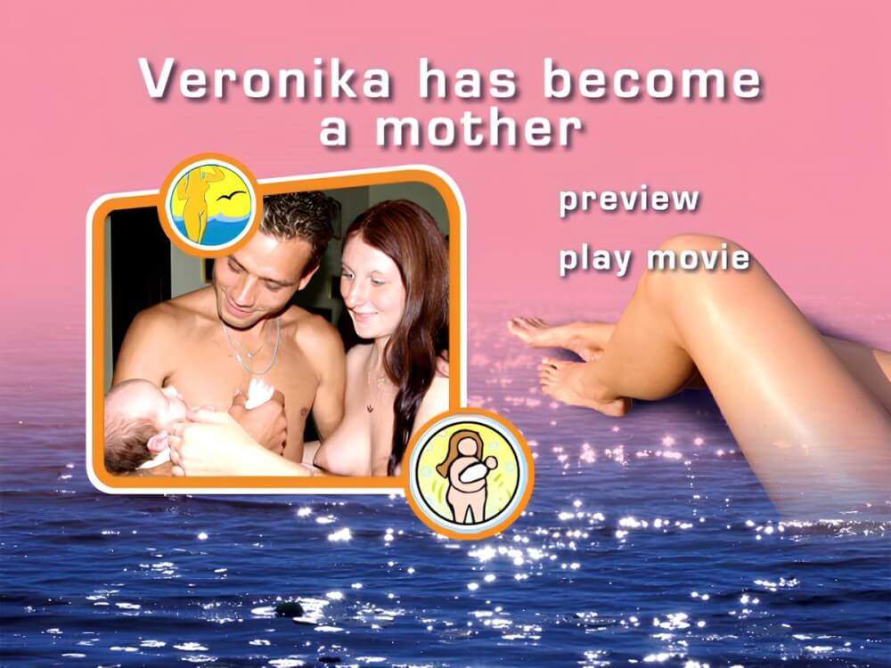 Naturist Freedom: Veronika Has Become a Mother - Naturists live freely and naturally