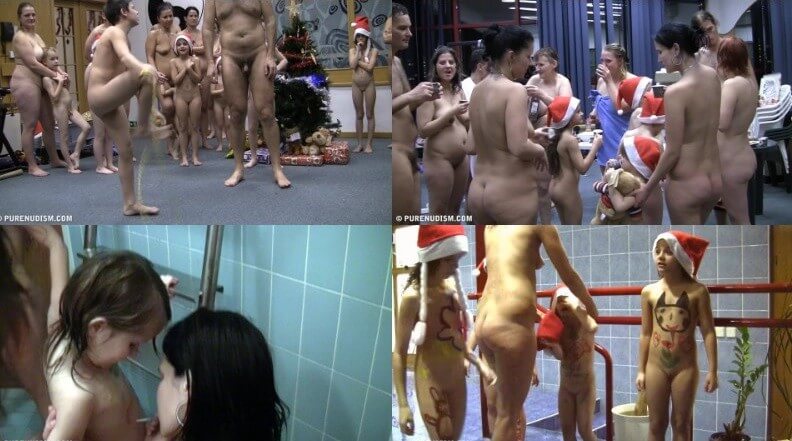 Christmas day Full HD video - Peace and tranquility are important values for naturists