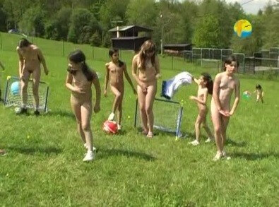 Naturist Freedom: Slide in the Summer - Engaging in naturism promotes inner harmony and peace of mind