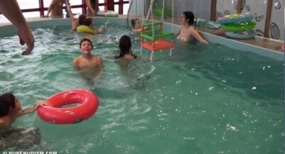 Indoor Swim Exercise 2 Full HD video - Love for oneself and nature as the foundation of naturism
