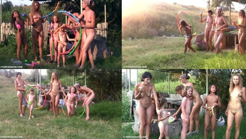 Countryside lounging 2 Full HD video - Core values and goals of nudist clubs and organizations