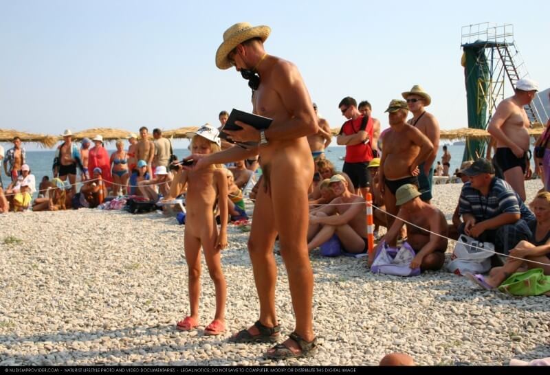 Naturist Pageant Line Up photos - Melting under the scorching sun, I sunbathe naked