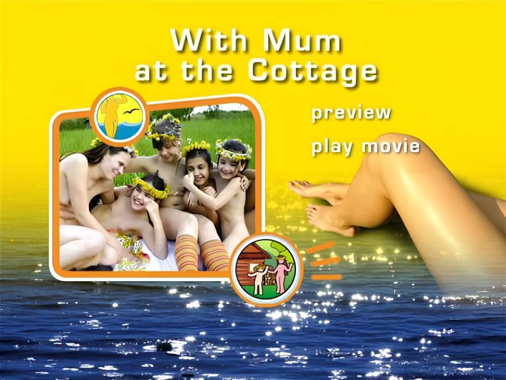 Naturist Freedom: With Mum at the Cottage DVD - Being naked fosters trust