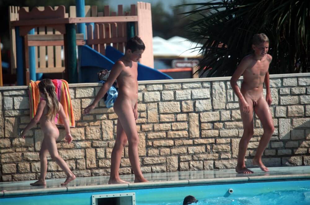 Naturist Pool Assortment photos - Where nudism is commonplace