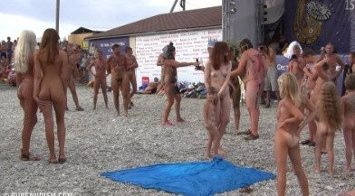 Cool Day At The Beach Full HD video - Nudity is a natural way to express respect for nature and oneself