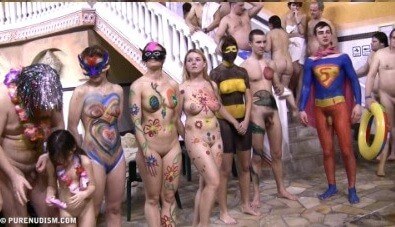 Body paint award lines Full HD - Nudism is an expression of freedom and individuality