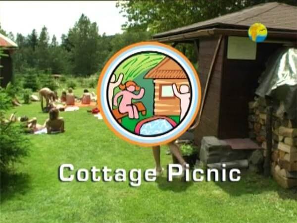 Naturist Freedom: Cottage Picnic DVD - Naturists love openness and freedom