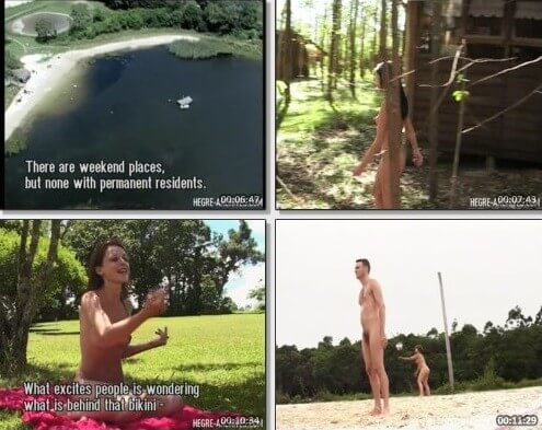 A day in the life of a naturist - Advocates of naturism and nudism live in harmony with nature