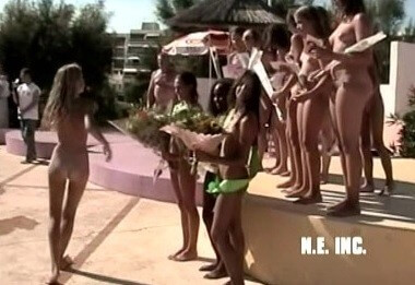 Jr. Miss Pageant 2001 FR - Being yourself is part of nudism