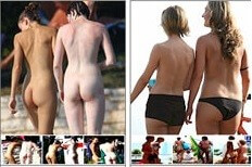 Naturism photo gallery # 41 - Clothing is a barrier for a nudist