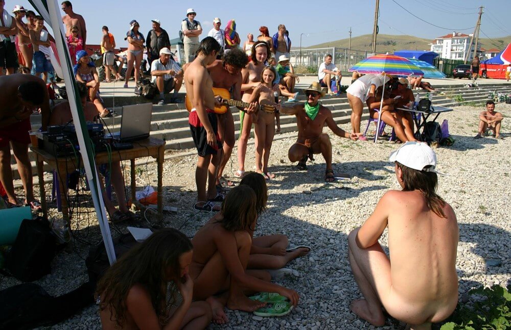 Nude Party By The Steps pics - Nudity as a natural aspect of human life