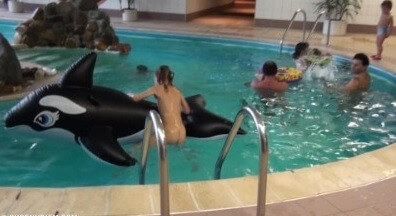 Indoor dolphin ride Full HD - What the Concept of Naturist Recreation Entails