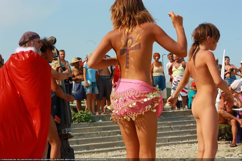 Colorful Carnival Dancing photos - Are required to remain naked at all times