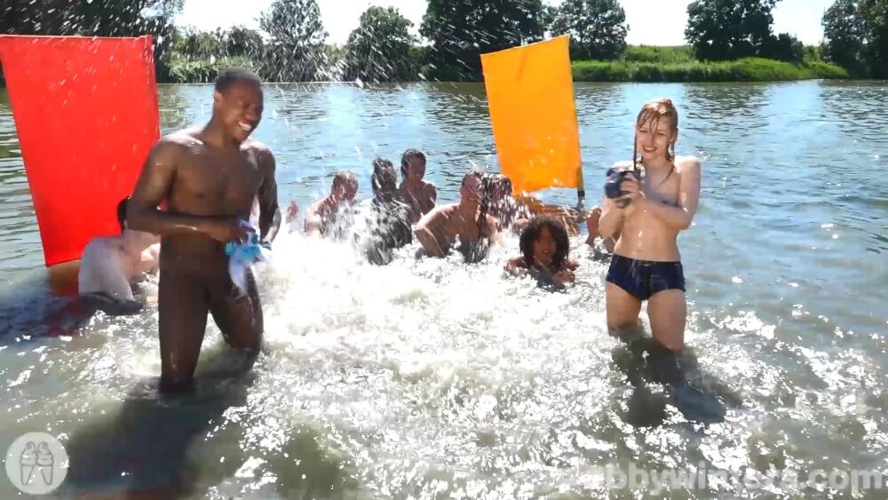 Abbywinters Beach games Full HD - Naturists love openness and freedom